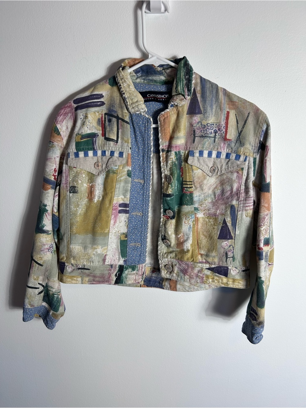 Canvasbacks‎ Vintage Painted Denim Jacket - XS